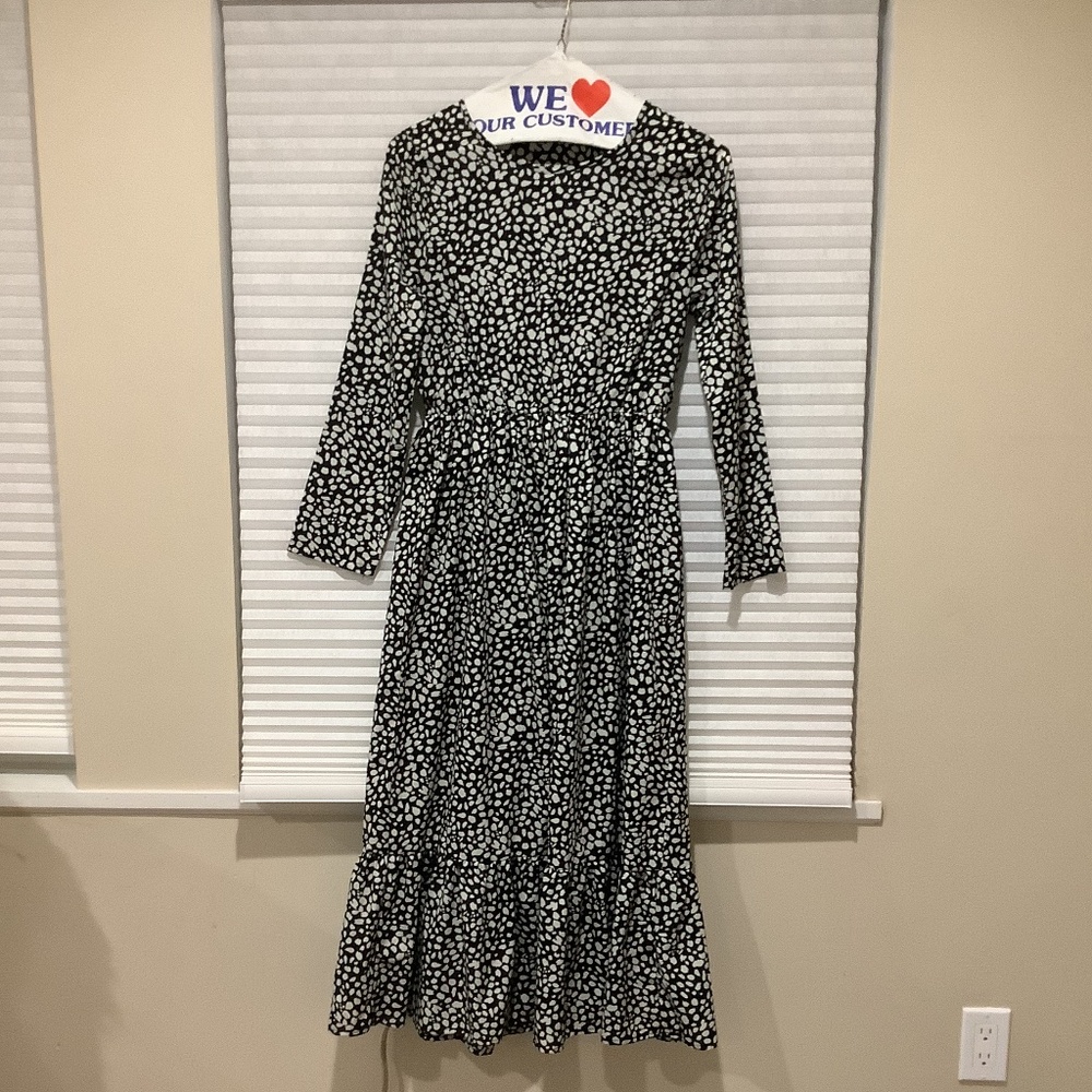 Black and white dress